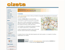 Tablet Screenshot of cizeta-automazione.it